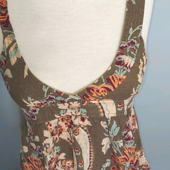 Free People dress floral empire waist 10 - Picture 6 of 13